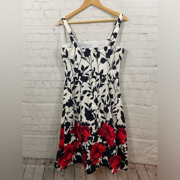 Jessica Howard Womens Size 10 Fit & Flare Strappy Floral Tank Dress - Picture 2 of 6